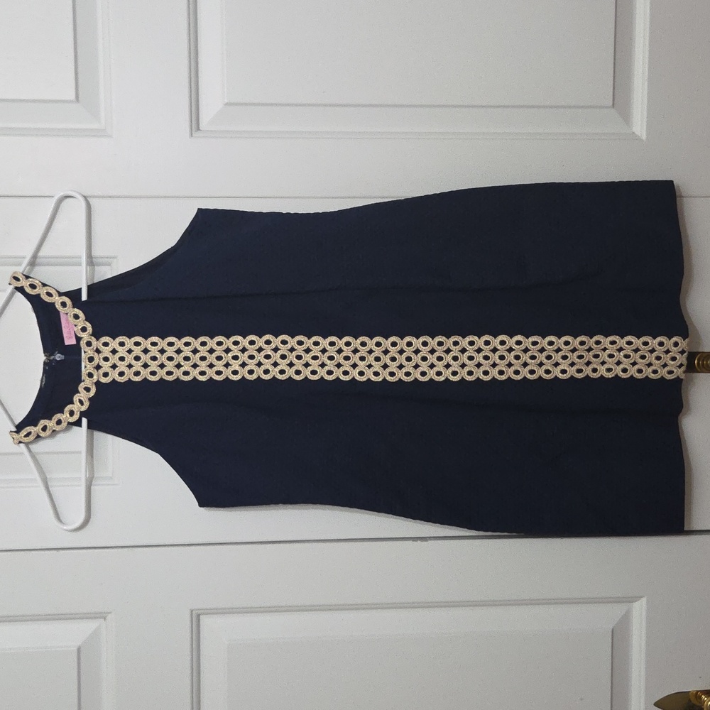 Lilly Pulitzer Sasha Shift Dress True Navy/ 4